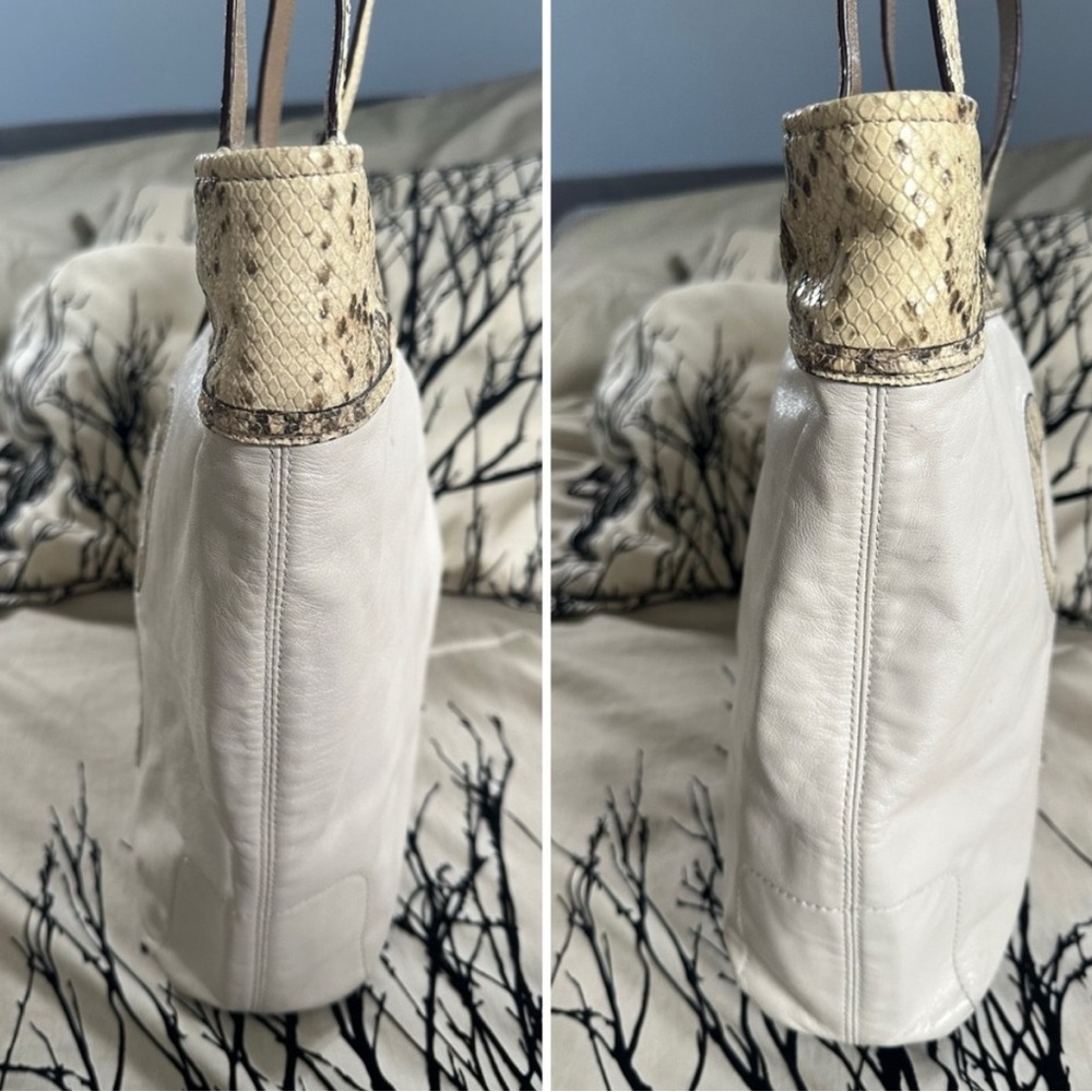 Coach Audrey Python Slim Tote - image 6